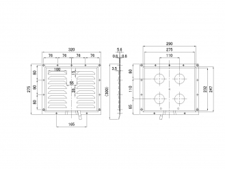 Ventilator openable F type