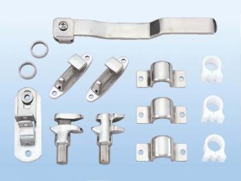 Stainless steel handle set for φ 27.2 2 claws (without pipe)