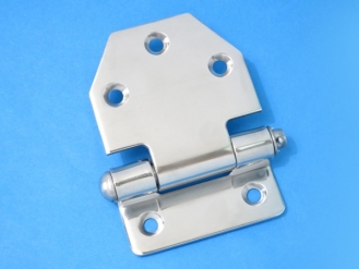 Stainless Block Hinge Middle Groove Side 28mm Step φ13 Pin Trailer L