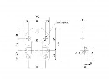 新的塊不銹鋼鉸鏈中溝