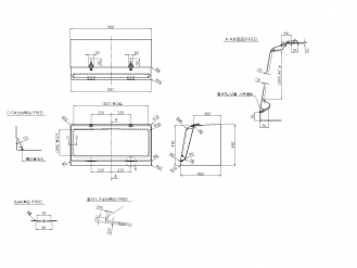 FRP工具箱 900×450×460mm 白 YJK-900