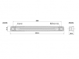 小糸 LEDロングマーカーランプ アンバー LED-MLA 24V