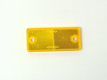 Square orange reflector 109E (ECE certified product)