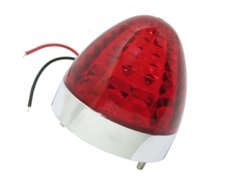 LEDクリスタルSマーカー 24V 赤／赤 防水型