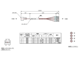 電源取出しハーネス E85-349-00 日野小型･中型･大型用
