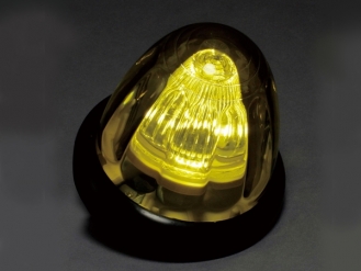 Yak LED Dome Marker CE-451 140mm 24V Yellow