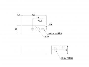 不銹鋼標記停留L-L-120S