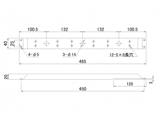 Vehicle height light stay with 3 steps RS014 / JB406 shared