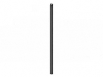 スタンション親綱支柱 2.3×75×75×2000mm ステンレスアイボルト付