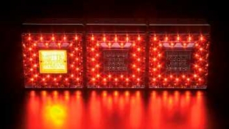 JB 角型LEDテールランプ 3連 補修用 L