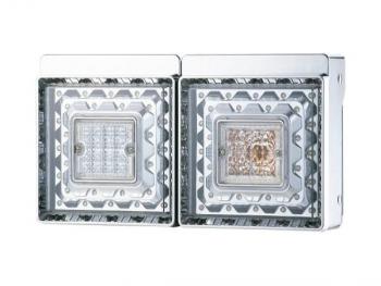 JB square LED rear cover for tail lamps 2 series