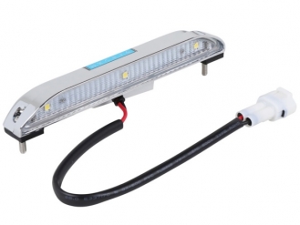 LEDナンバーランプ LSL-1014AV ECE認証(DC12/24V共用) 防水コネクタ付