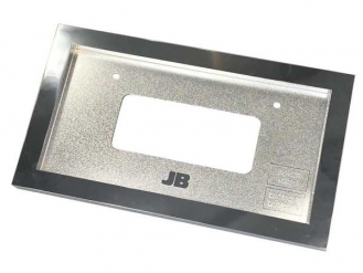 車検対応 LSL-1014対応 LSN-N002 樹脂ナンバー枠 角型 小型・中型用