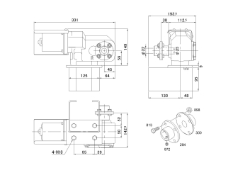 快速減速器903-L φ22規格