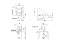 スペアタイヤキャリア PM-400 ASSY (サイド吊) φ164 中型トラック用