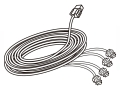 Ichikoh BS-300 後感測器後下電纜 22M（適用於 2 至 4 個感測器）BC-D22