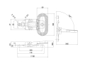 Stainless steel wide folding step
