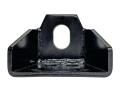 Non-slip bracket, facing type, 4-hole multi-purpose, P=50, black painted