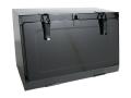 鉄製工具箱 750×290×320mm 黒塗装