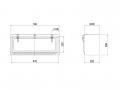ステンレス工具箱 700×220×290mm HKS-700L SUS304