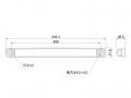 Koito LED後轉向信號燈，用於附加照明LED-RTSL 24V