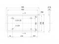 ナンバー枠 皿型 メッキ 大型用