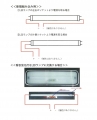 20W type with LED fluorescent tube base for signboard light (shared 12/24V)
