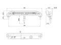 LEDナンバーランプ LSL-1014AV ECE認証(DC12/24V共用)